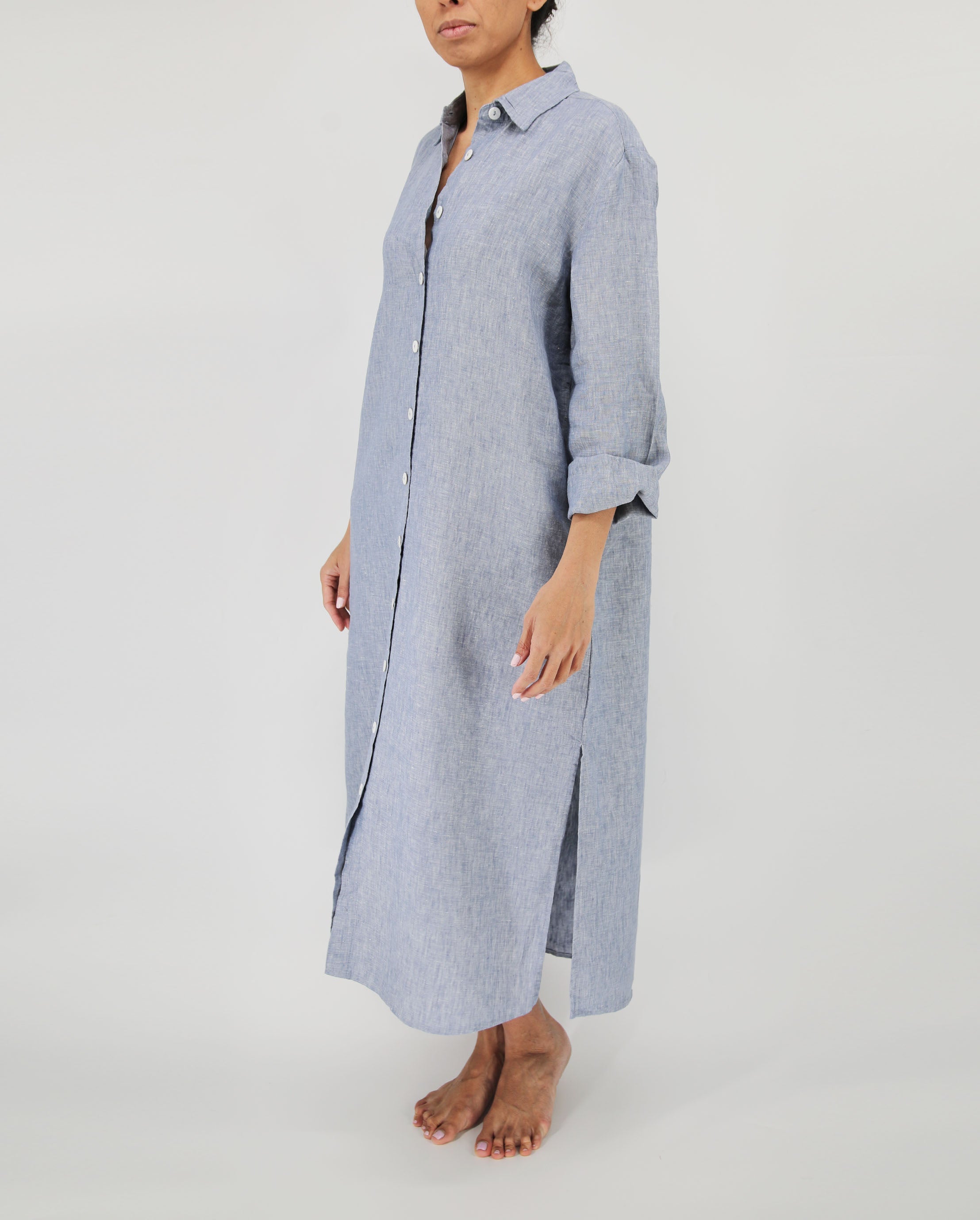 French Linen Maxi Dress
