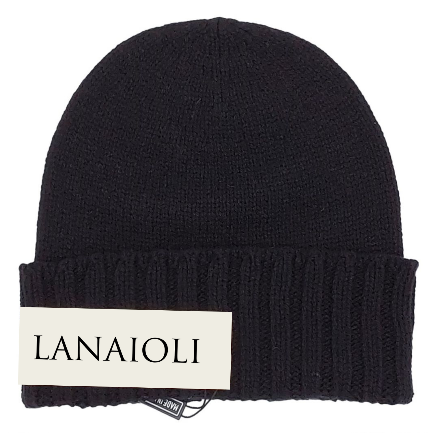 Men's Ribbed Edge Hat~ Recycled Cashmere