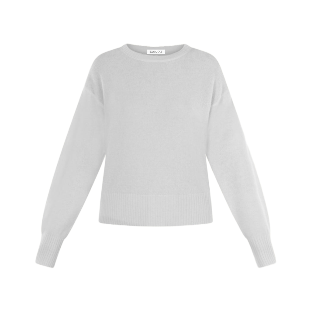 Womens Basic Cashmere Crewneck