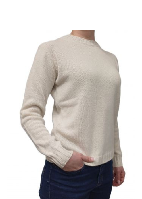 Crew Neck for Her~ Recycled Cashmere