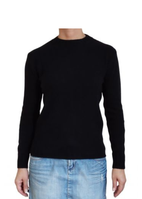 Crew Neck for Her~ Recycled Cashmere