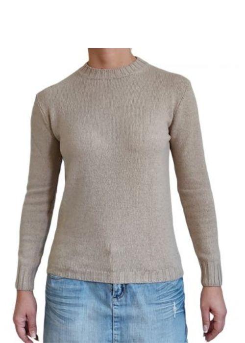Crew Neck for Her~ Recycled Cashmere