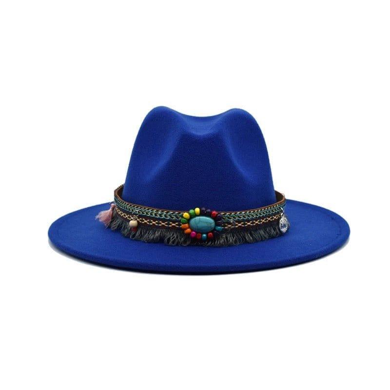 Boho Stiff  Fedora Hat